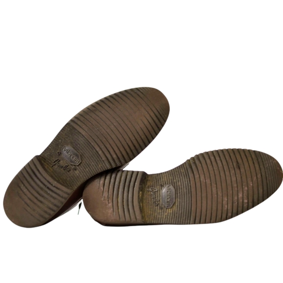 Incredible Vtg DACK's Made Canada Brown Leather Chukka Boots Vibram Gumsole 10.5 - Picture 8 of 10